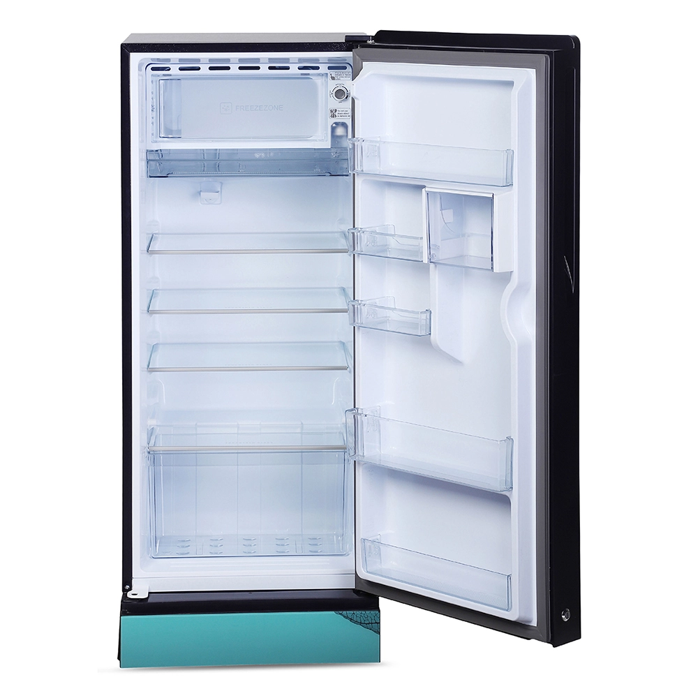 Haier 185L 2 Star Direct Cool Single Door Refrigerator with Toughened Glass Shelf HRD-2062PHG-N